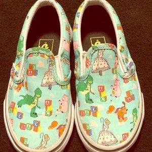 Kids Slip On Disney Pixar Toy Story Movies Shoes